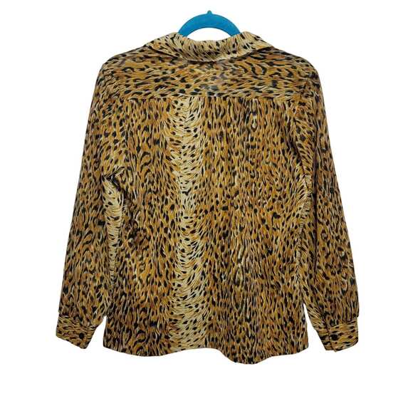 Rockabilly Animal Print Blouse - Picture 2 of 10